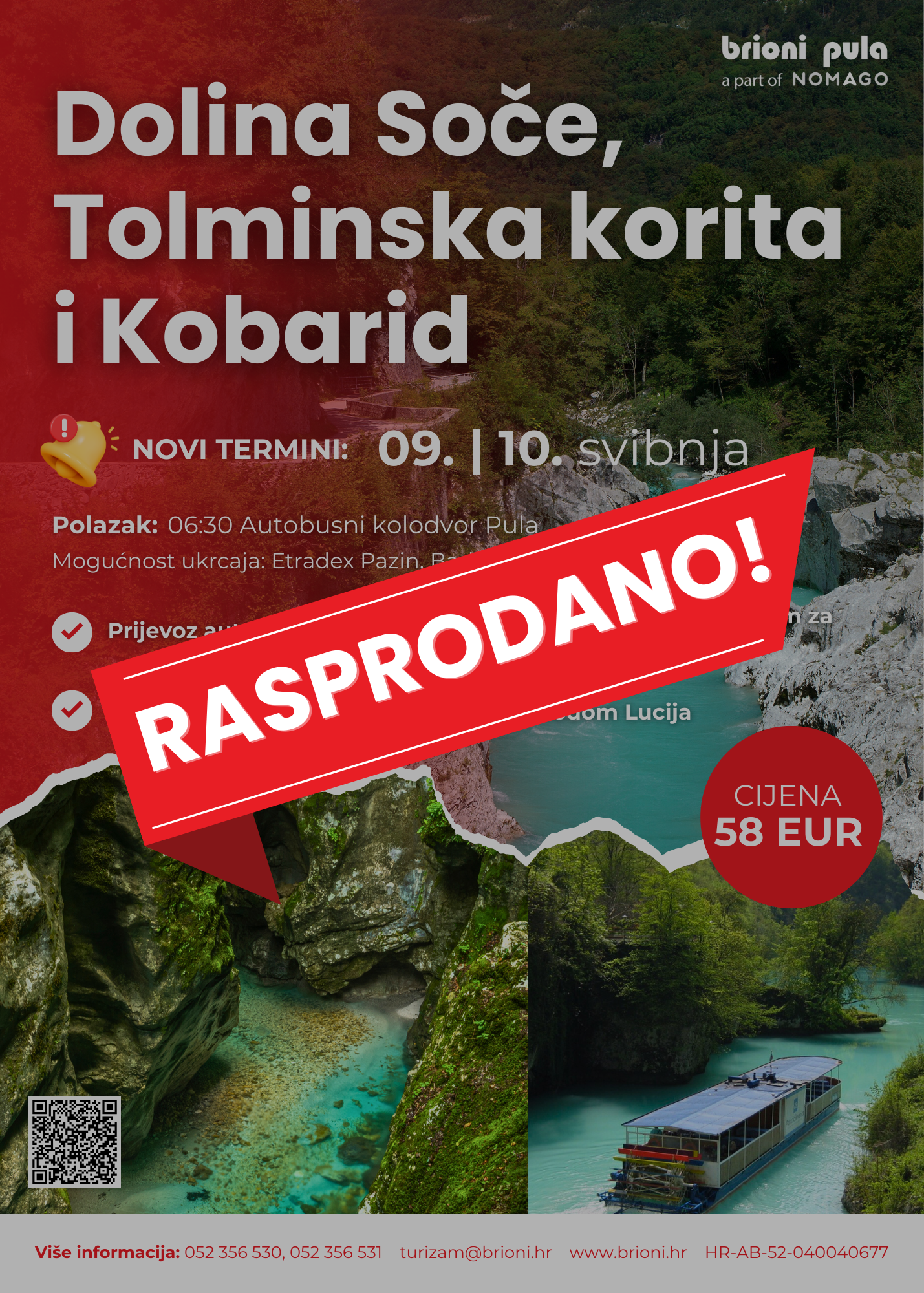 Jednodnevni izlet Dolina Soce